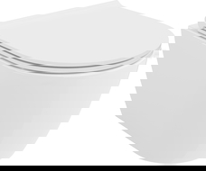 Mexen Carmen mísa WC Rimless Tornado s deskou pomalu padající slim, duroplast, bílá lesk - 30880500T