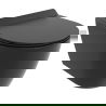 Mexen Carmen WC mísa Rimless Tornado se sedátkem soft-close slim, duroplast, černá matná - 30880185T