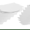 Mexen Carmen WC mísa Rimless s pomalým sklápěním slim, duroplast, bílá lesk - 30880500