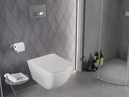 Mexen Timo mísa WC Rimless Tornado, bílá lesk - 3365XX00T