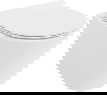 Mexen Rico WC mísa Rimless Tornado se štíhlým, pomalu spouštějícím se sedátkem, duroplast, bílá lesk - 30720100T