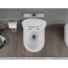 Mexen Rico WC mísa Rimless Tornado se štíhlým, pomalu spouštějícím se sedátkem, duroplast, bílá lesk - 30720100T