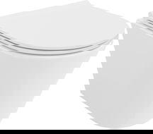 Mexen Rico WC mísa Rimless Tornado s pomalu zavírajícím slim sedátkem, duroplast, bílý lesk - 30720500T