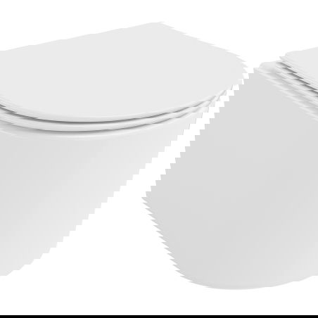 Mexen Sofia WC mísa Rimless Tornado se sedátkem Soft-Close slim, duroplast, bílá lesk - 30540400T