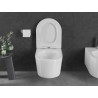 Mexen Sofia wc mísa Rimless Tornado s pomalu sklopným prkénkem slim, duroplast, bílý lesk - 30540400T