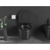 Mexen Sofia wc mísa Rimless Tornado se zpomalovacím sedátkem slim, duroplast, černá matná - 30540185T