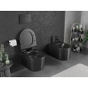Mexen Sofia wc mísa Rimless Tornado se zpomalovacím sedátkem slim, duroplast, černá matná - 30540185T
