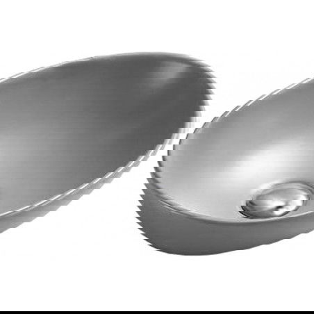 Mexen Elza umyvadlo na desku 40 x 33 cm, světle šedá mat - 21014061