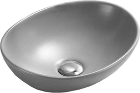 Mexen Elza umyvadlo na desku 40 x 33 cm, světle šedá mat - 21014061