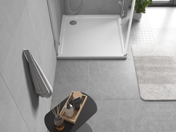 Mexen Flow čtvercový sprchový tác slim 70 x 70 cm, bílý lesk - 46S107070