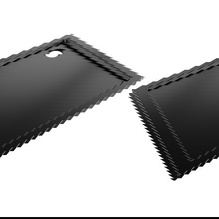 Mexen Flow čtvercový sprchový kout slim 75 x 75 cm, černý mat - 46S707575