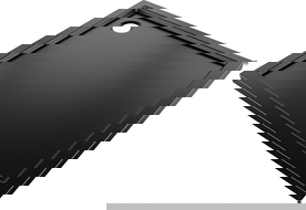 Mexen Flow čtvercový sprchový kout slim 75 x 75 cm, černý mat - 46S707575