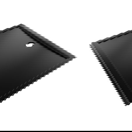 Mexen Flow obdélníkový sprchový kout slim 150 x 80 cm, černý mat - 46R708015