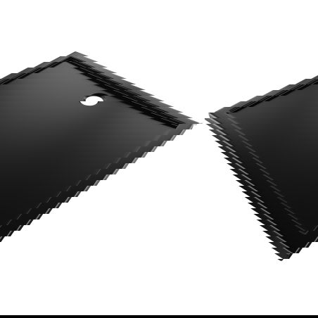 Mexen Flow obdélníková sprchová vanička slim 130 x 100 cm, černý mat - 46R701013