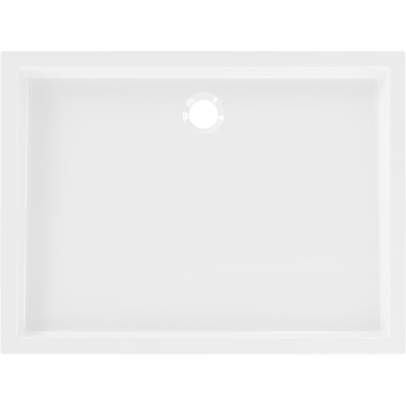 Mexen Flow+ obdélníkový sprchový kout 110 x 70 cm, bílý lesk - 46R107011H