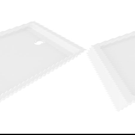 Mexen Flow+ obdélníkový sprchový kout 100 x 80 cm, bílý lesk - 46R108010H