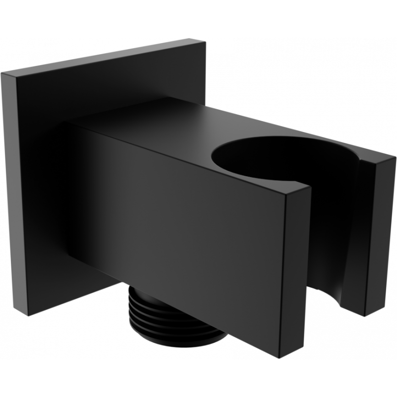 Mexen Cube nástěnný úhlový přípoj, černý - 79300-70