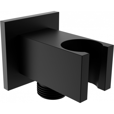 Mexen Cube nástěnný úhlový přípoj, černý - 79300-70