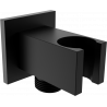 Mexen Cube nástěnný úhlový přípoj, černý - 79300-70