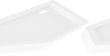 Mexen Flow+ pětiúhelníková sprchová vanička 80 x 80 cm, bílý lesk - 46P108080H