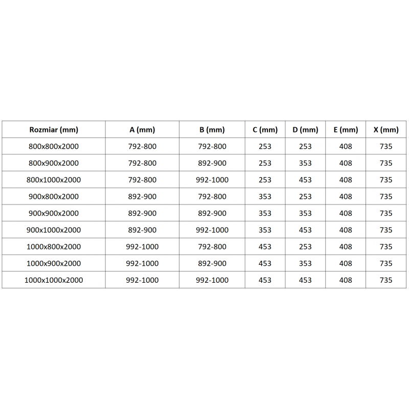 Mexen Lunar L sprchová kabina půlkruhová, pravá závěsná 80 x 70 cm, transparentní, černá - 833L-080P-070L-70-00