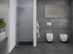 Mexen Pretoria sprchové dveře otočné 75 cm, transparentní, chrom - 852-075-000-01-00