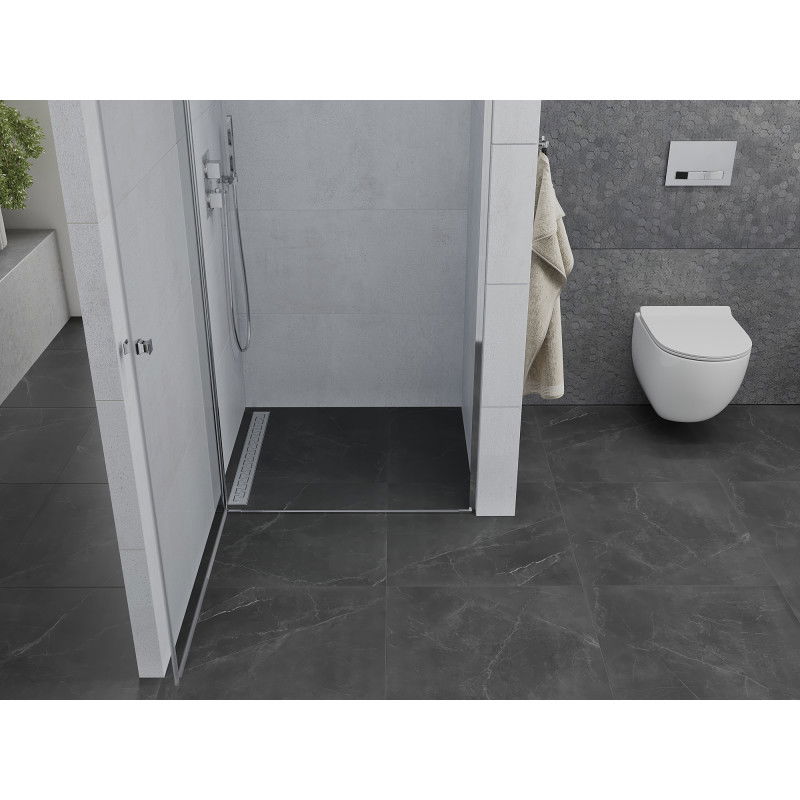 Mexen Pretoria sprchové dveře otevírací 85 cm, transparentní, chrom - 852-085-000-01-00