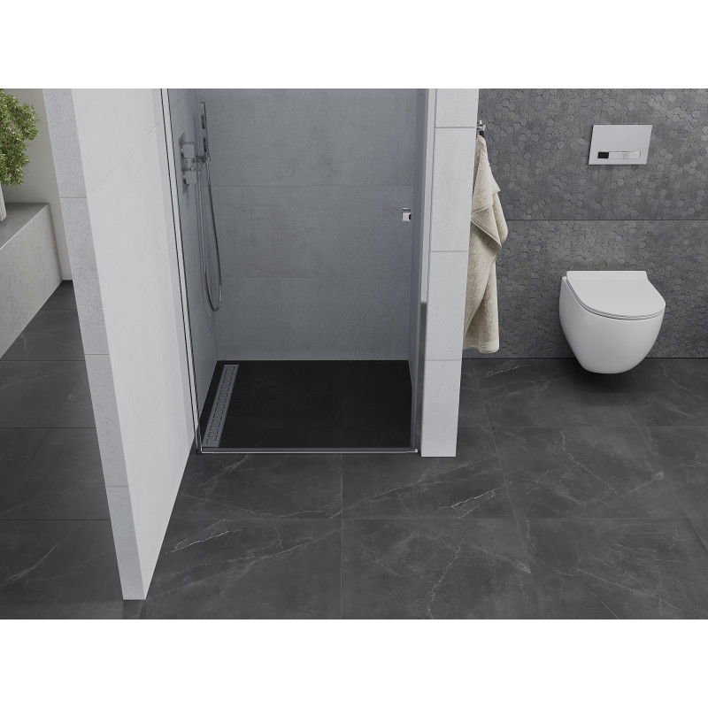 Mexen Pretoria sprchové dveře otevírací 85 cm, transparentní, chrom - 852-085-000-01-00