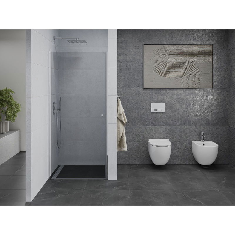 Mexen Pretoria sprchové dveře otočné 90 cm, transparentní, chrom - 852-090-000-01-00