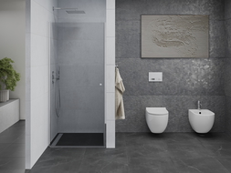 Mexen Pretoria sprchové dveře otočné 90 cm, transparentní, chrom - 852-090-000-01-00