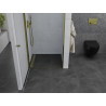 Mexen Pretoria sprchové dveře s křídlovým otvíráním 90 cm, transparentní, zlaté - 852-090-000-50-00