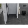 Mexen Pretoria sprchové dveře křídlové 80 cm, transparentní, černé - 852-080-000-70-00