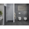 Mexen Pretoria sprchové dveře otočné 90 cm, grafitové, chrom - 852-090-000-01-40
