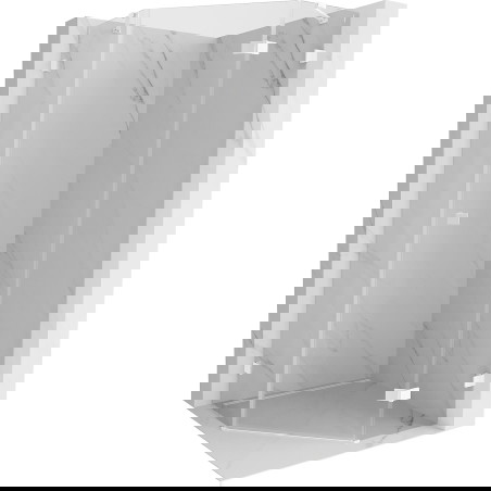 Mexen Lunar osvěžující sprchový kout pětiúhelníkový pravý 90 x 90 cm, průhledný, bílý - 831-090P-090L-20-00-P