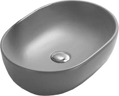 Mexen Viki umyvadlo na desku 48 x 35 cm, světle šedá mat - 21054861