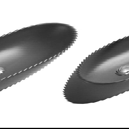 Mexen Viki umyvadlo na desku 48 x 35 cm, šedá tmavá mat - 21054871