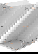 Mexen Lunar Duo sprchový kout, otevírací vlevo 90 x 85 cm, transparentní, růžové zlato - 834-090L-085P-60-00