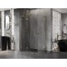 Mexen Lunar L Duo sprchový kout výklopný levý 115 x 70 cm, transparentní, zlatý - 834L-115L-070P-50-00