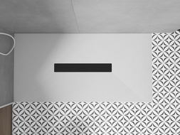 Mexen Toro kryt na sprchovou vaničku 130-160 cm, černá - 43920070