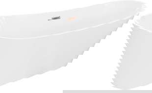 Mexen Dora volně stojící vana 170 x 75 cm, bílá, přepad růžové zlato - 52071707500-60