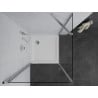 Mexen Pretoria sprchový kout otočný 70 x 70 cm, transparentní, chrom + sprchová vanička Flat - 852-070-070-01-00-4010