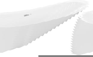 Mexen Lotos volně stojící vana 180 x 75 cm, bílá, přepad chrom - 52051807700-01