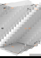 Mexen Lunar L Duo sprchový kout jednokřídlý levý 120 x 100 cm, transparentní, růžové zlato - 834L-120L-100P-60-00