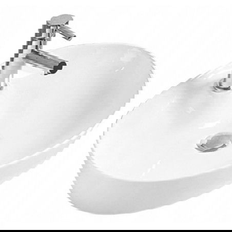 Mexen Aida umyvadlo na desku 55 x 40 cm, bílá - 21205500