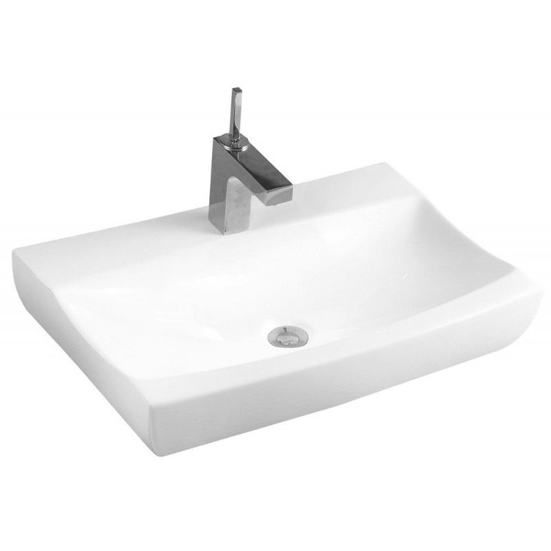 Mexen Sally umyvadlo na desku 62 x 40 cm, bílá - 21076200