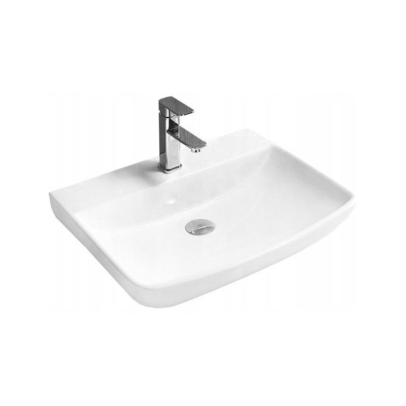 Mexen Lili umyvadlo na desku 60 x 47 cm, bílá - 21136000