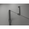 Mexen Lunar Duo sprchová kabina otočná levá 120 x 115 cm, transparentní, gun gray kartáčované - 834-120L-115P-66-00