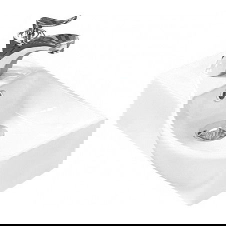 Mexen Hugo umyvadlo na desku pravé 40 x 22 cm, bílá - 21254000R