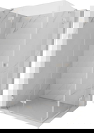 Mexen Lunar Duo sprchový kout výklopný levý 95 x 90 cm, transparentní, kartáčovaný nikl - 834-095L-090P-97-00