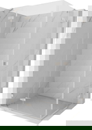 Mexen Lunar Duo sprchová kabina otočná levá 115 x 85 cm, průhledná, kartáčovaný nikl - 834-115L-085P-97-00